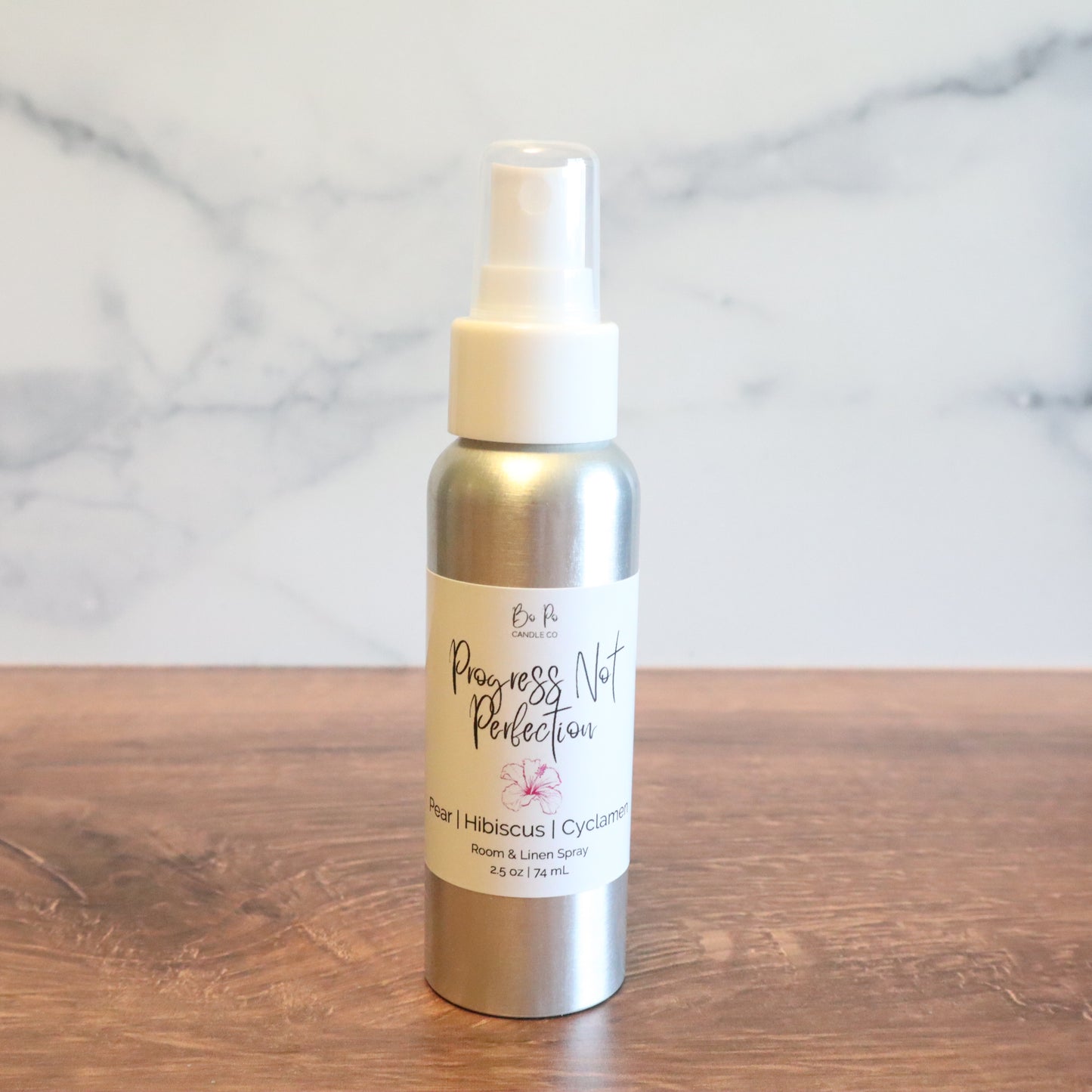 Progress Not Perfection Room/Linen Spray | Pear, Hibiscus, & Cyclamen | 2.5oz