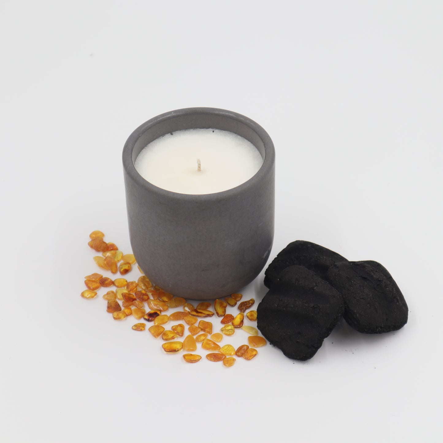 Diet Culture Dropout Concrete Candle | Amber, Smoked Tonka, & Patchouli | 8.5oz