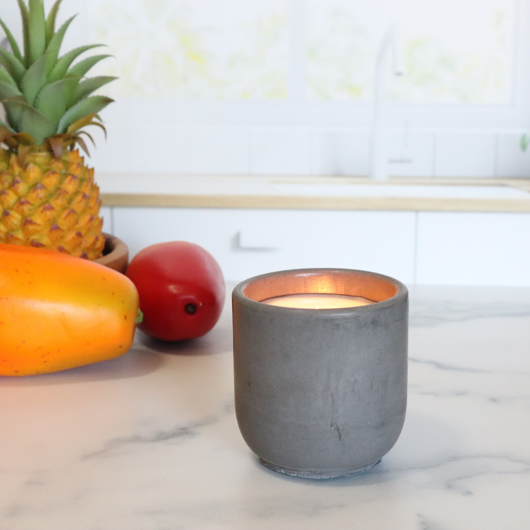 All Bodies Are Good Bodies Concrete Candle | Pineapple, Mango, & Papaya | 8.5oz