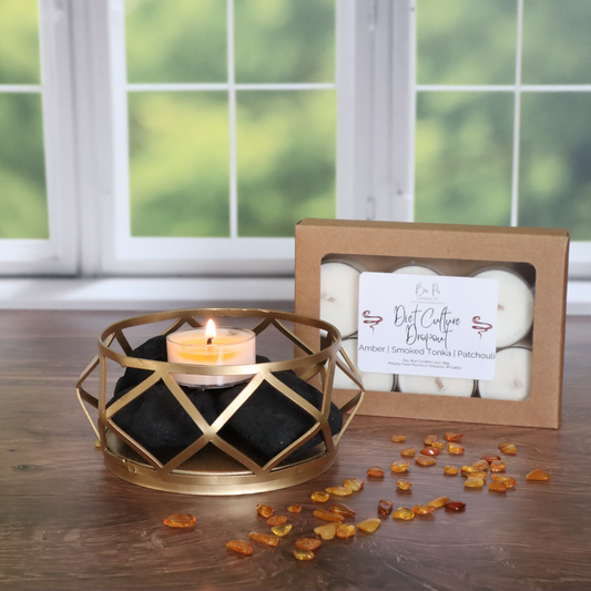 Diet Culture Dropout Tealight Pack | Amber, Smoked Tonka, & Patchouli | 3oz