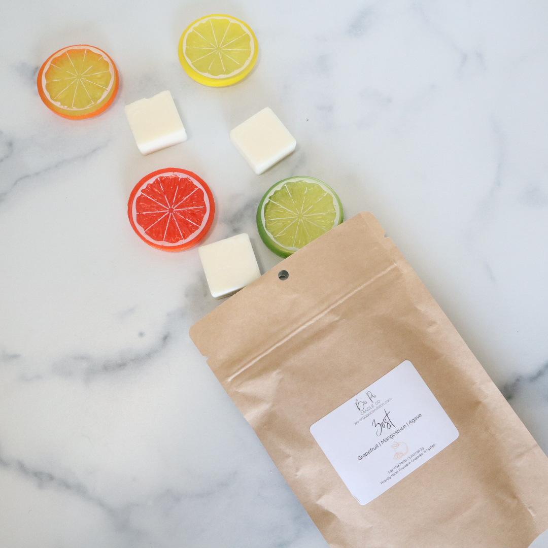 Zest Wax Melts | Grapefruit, Mangosteen & Agave | 3.2oz