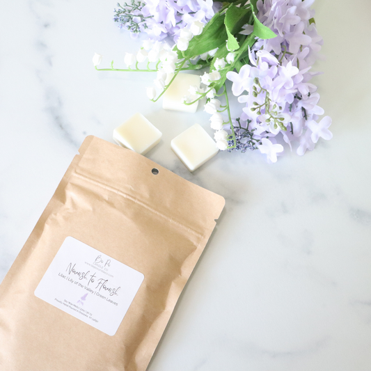 Nourish to Flourish Wax Melts | Lilac, Lily of the Valley, & Green Leaves | 3.2oz