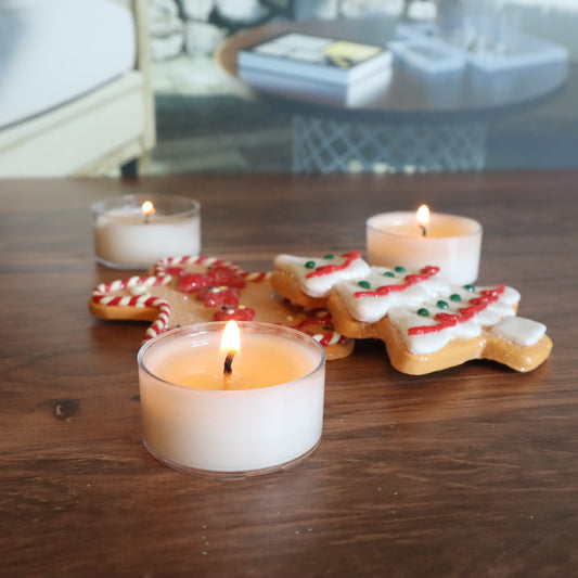 Playful Roots Tealight Pack | Gingerbread, Cinnamon, & Maple | 3oz