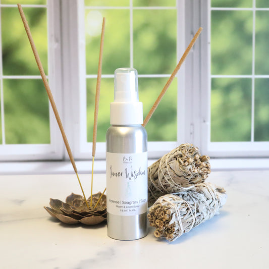 Inner Wisdom Room/Linen Spray | Incense, Seagrass, & Sage | 2.5oz