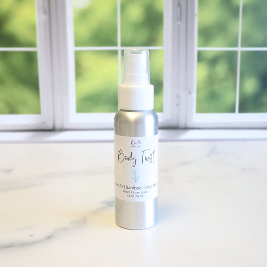 Body Trust Room/Linen Spray | Clean Air, Bamboo, & Crisp Musk | 2.5oz