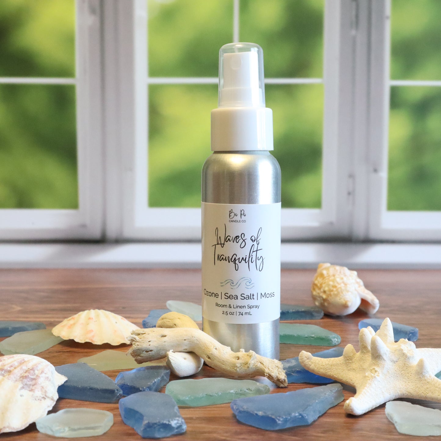 Waves of Tranquility Room/Linen Spray | Ozone, Sea Salt, & Moss | 2.5oz