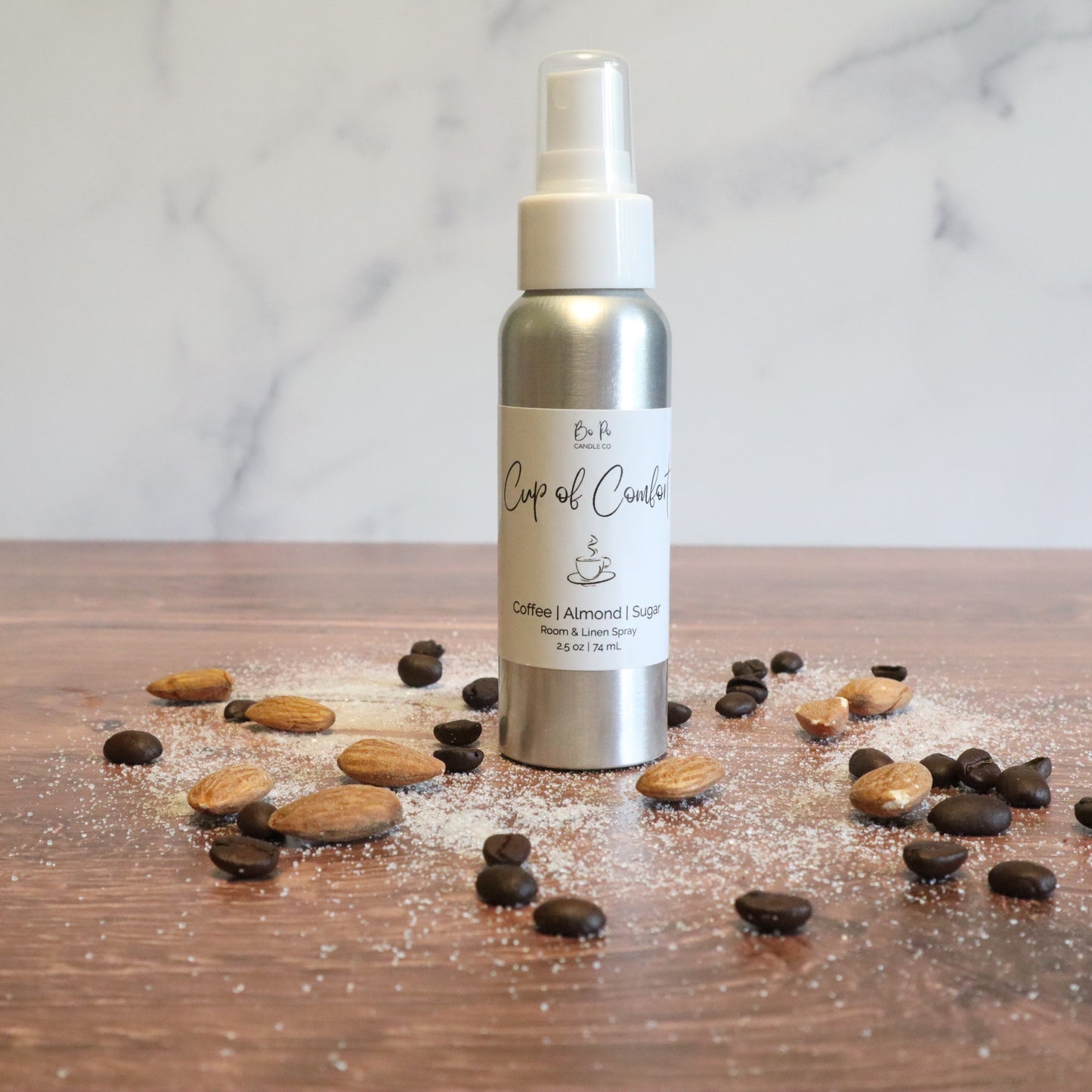Cup of Comfort Room/Linen Spray | Coffee, Almond, & Sugar | 2.5oz