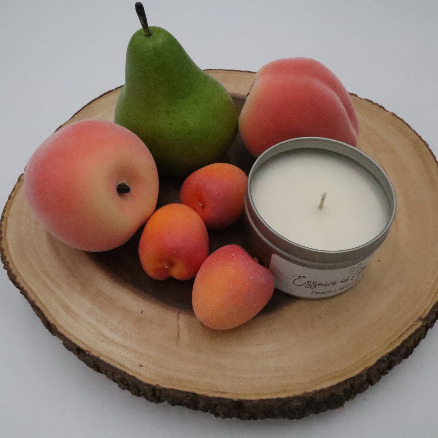 Essence of Abundance Tin Candle | Peach, Apricot, & Pear | 6oz